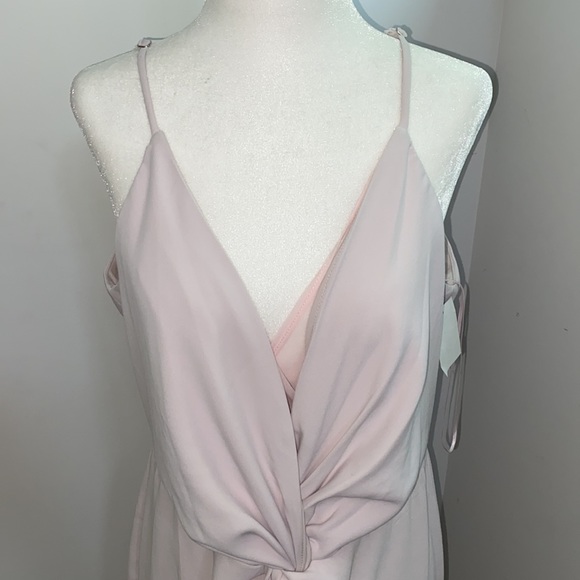 NWOT Harlyn Twist front Sleeveless Chiffon Gown - Picture 7 of 14